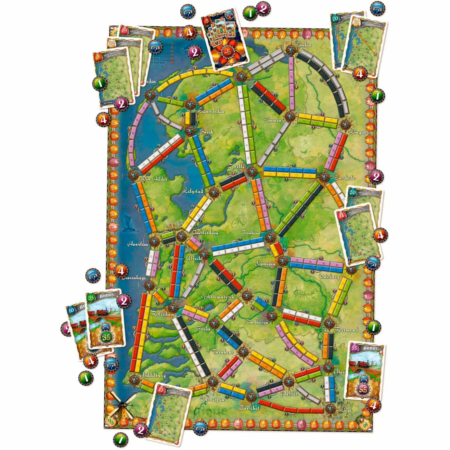 Ticket to Ride - Nederland Bordspel