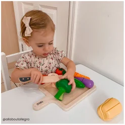 Tidlo Houten Snijgroenten Speelset, 20dlg.