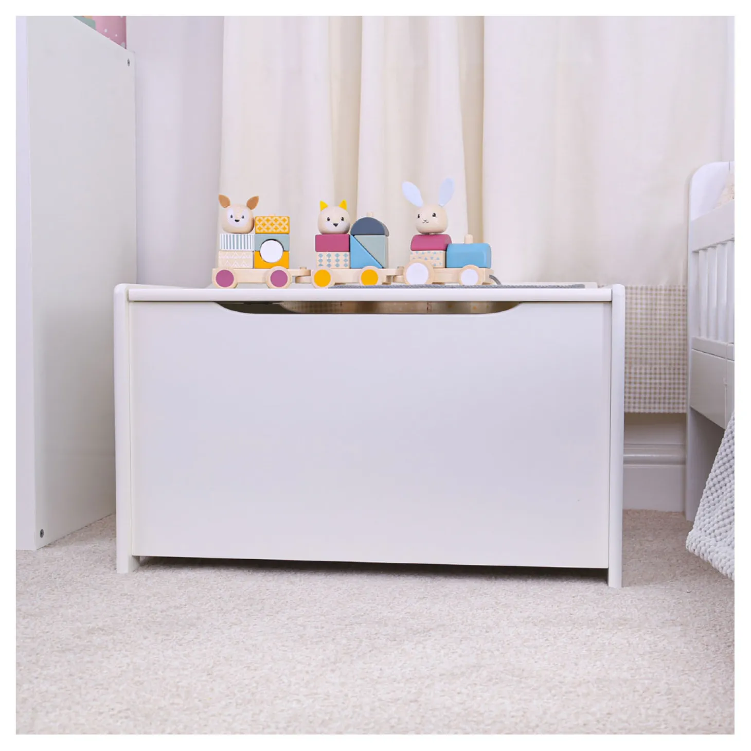 Tidlo Houten Speelgoedkist Wit