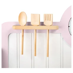 Tidlo Houten Speelkeuken Landelijk Roze, 7dlg.