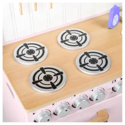 Tidlo Houten Speelkeuken Landelijk Roze, 7dlg.