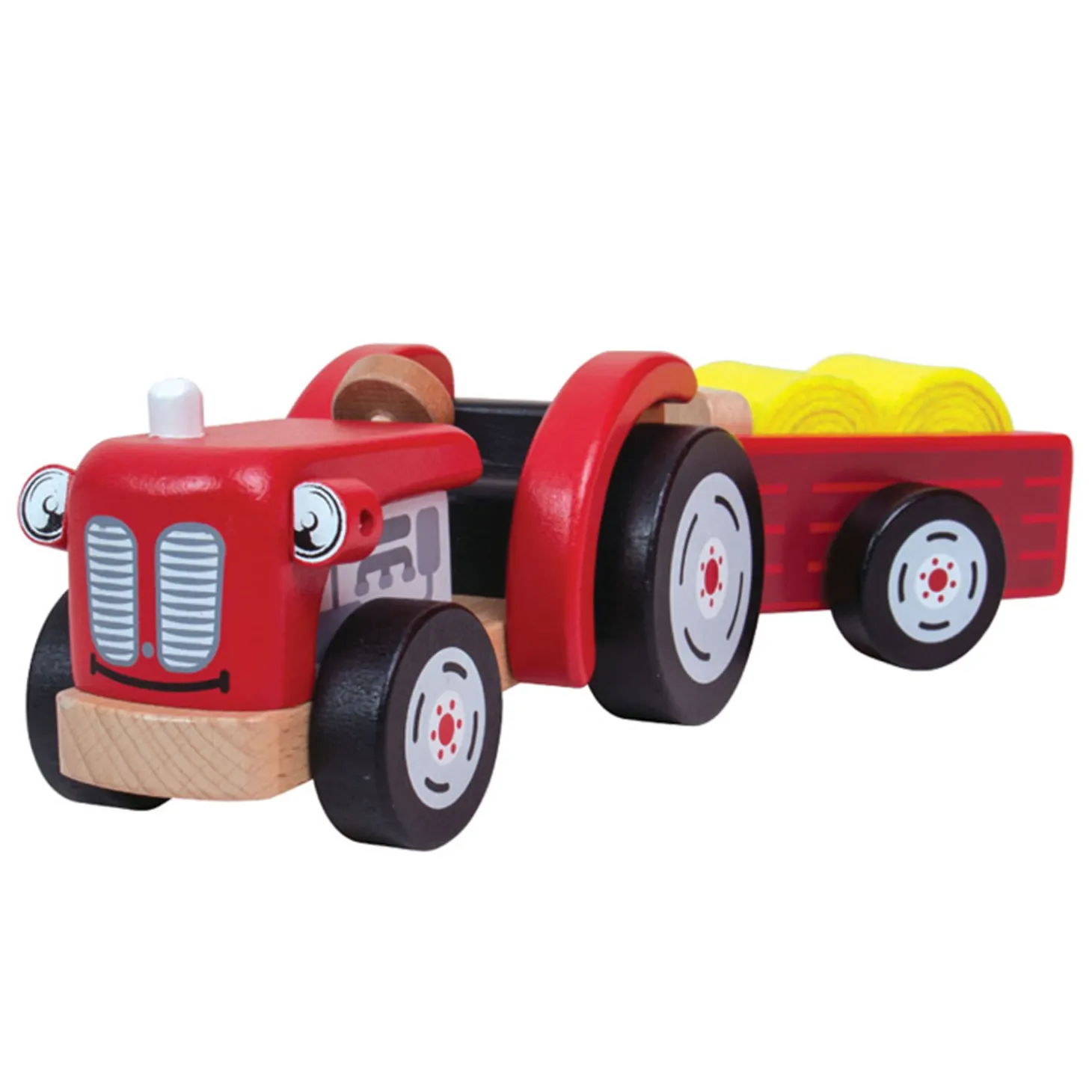 Tidlo Houten Tractor met Trailer