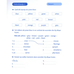 Tijd voor huiswerk Oefenblaadjes Engels 10-12 jr