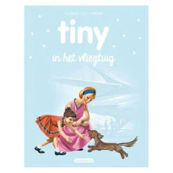 Tiny in het vliegtuig