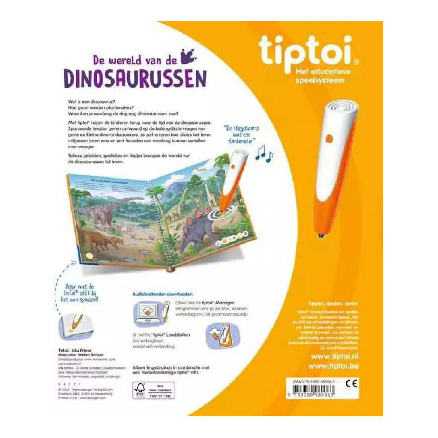 Tiptoi Boek Wij Ontdekken De Dinosaurussen