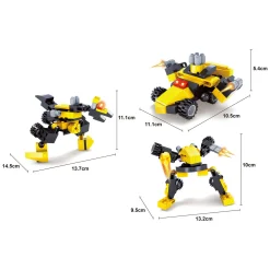 Titans Robot Bouwblokjes Bouwset 3-in-1