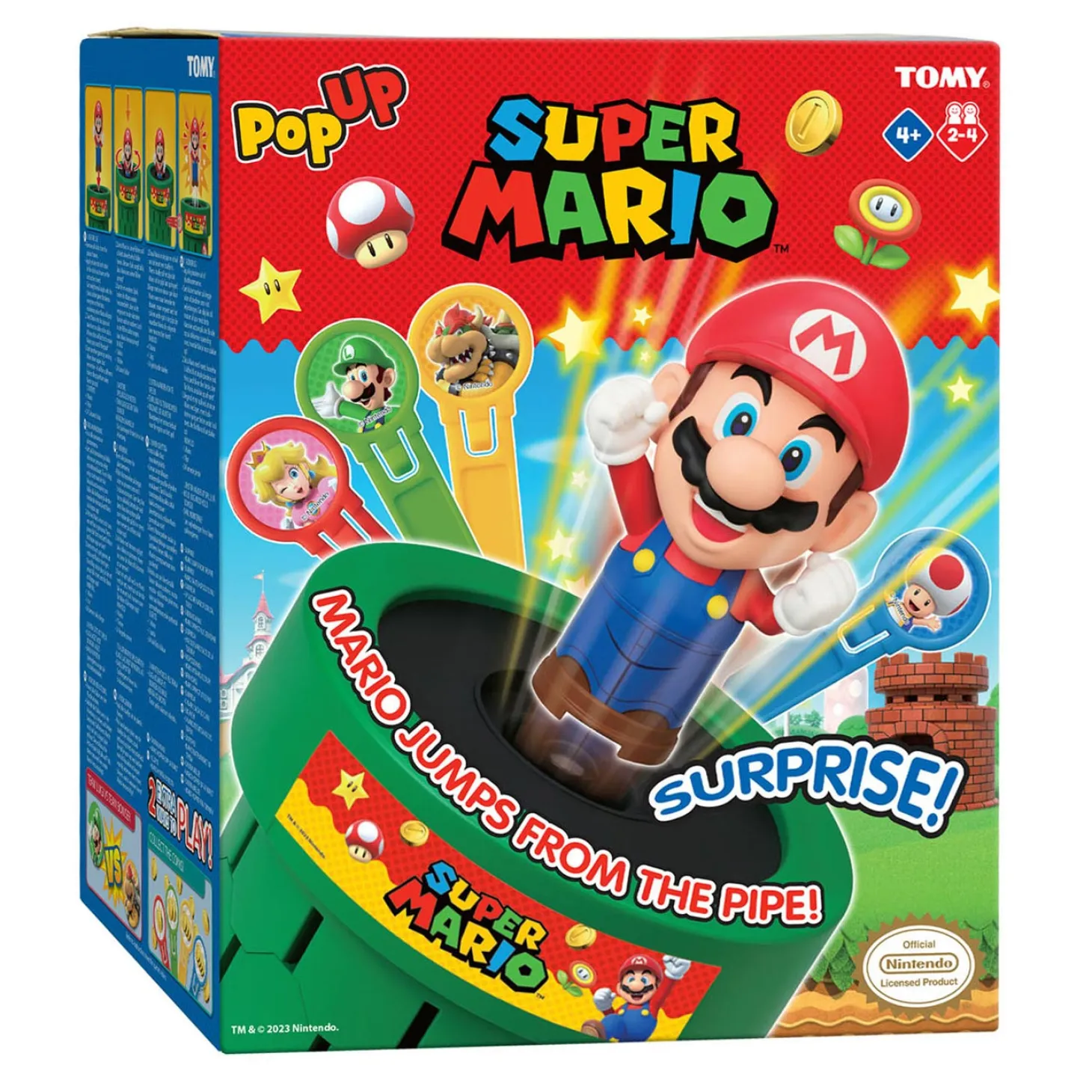 Tomy Pop Up Super Mario Bordspel
