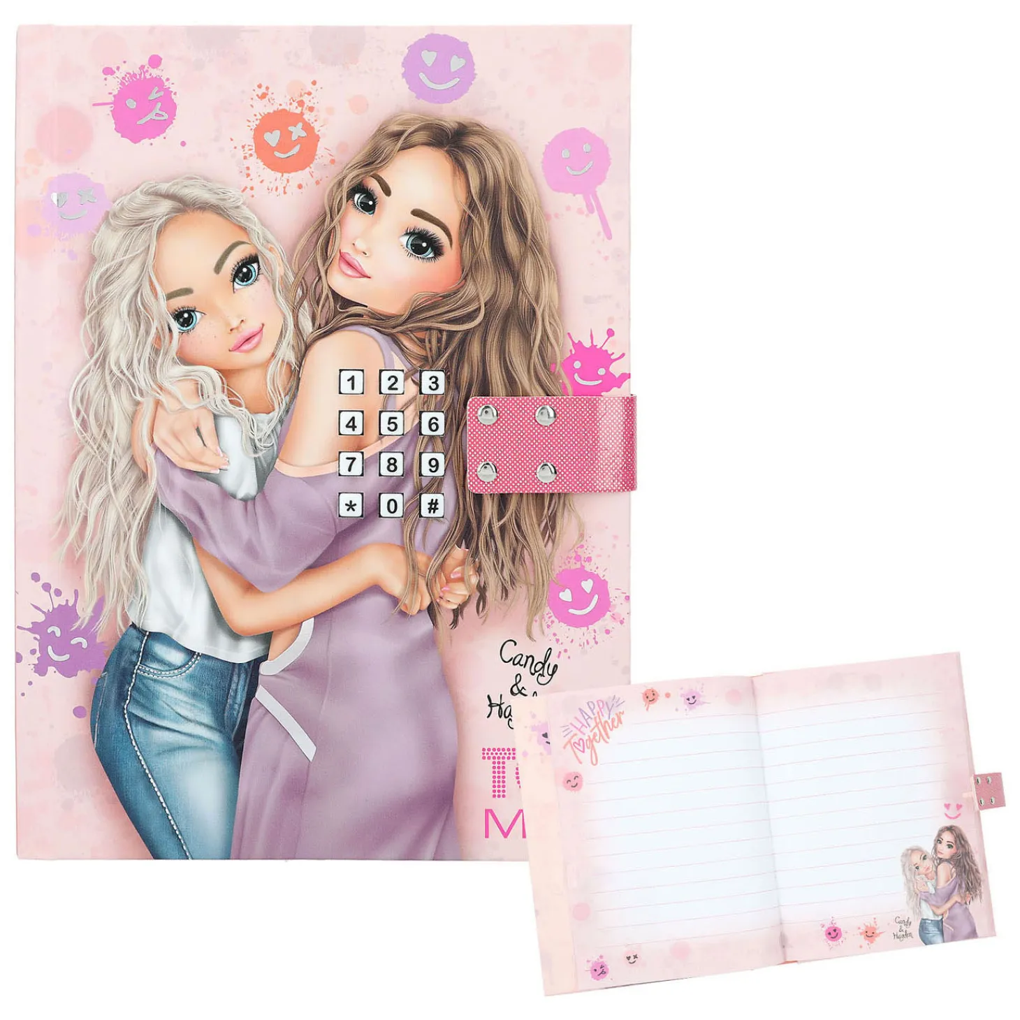 TOPModel Dagboek met Geheime Code Candy & Hayden