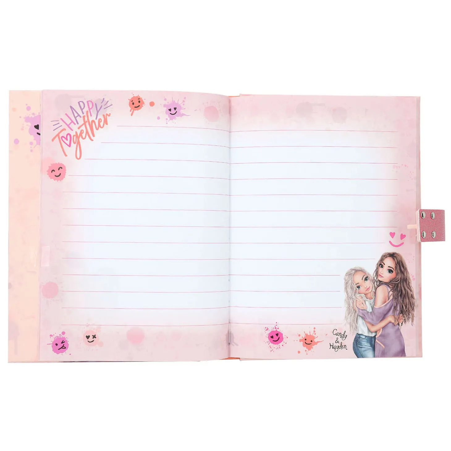 TOPModel Dagboek met Geheime Code Candy & Hayden