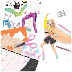 TOPModel Dance Kleurboek