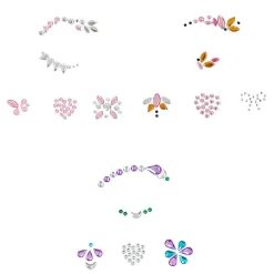 TOPModel Face Crystal Stickers Beauty and Me