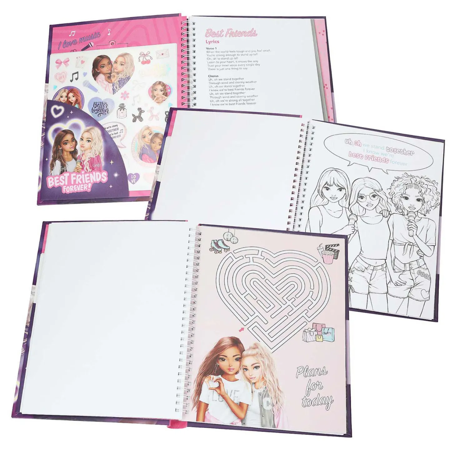 TOPModel Kleurboek met LED en Geluid MY BFF