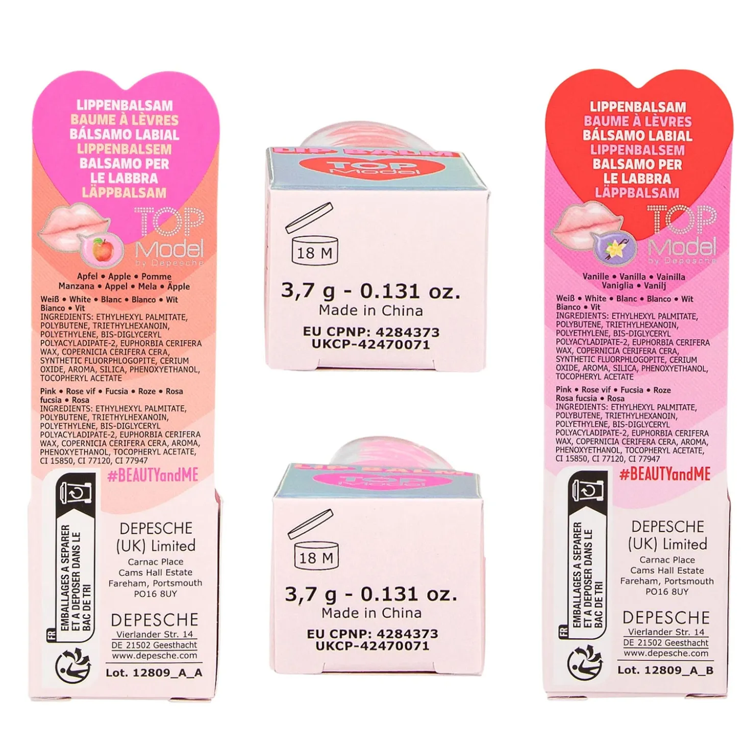 TOPModel Lipbalsem Hart In Hart Beauty And Me