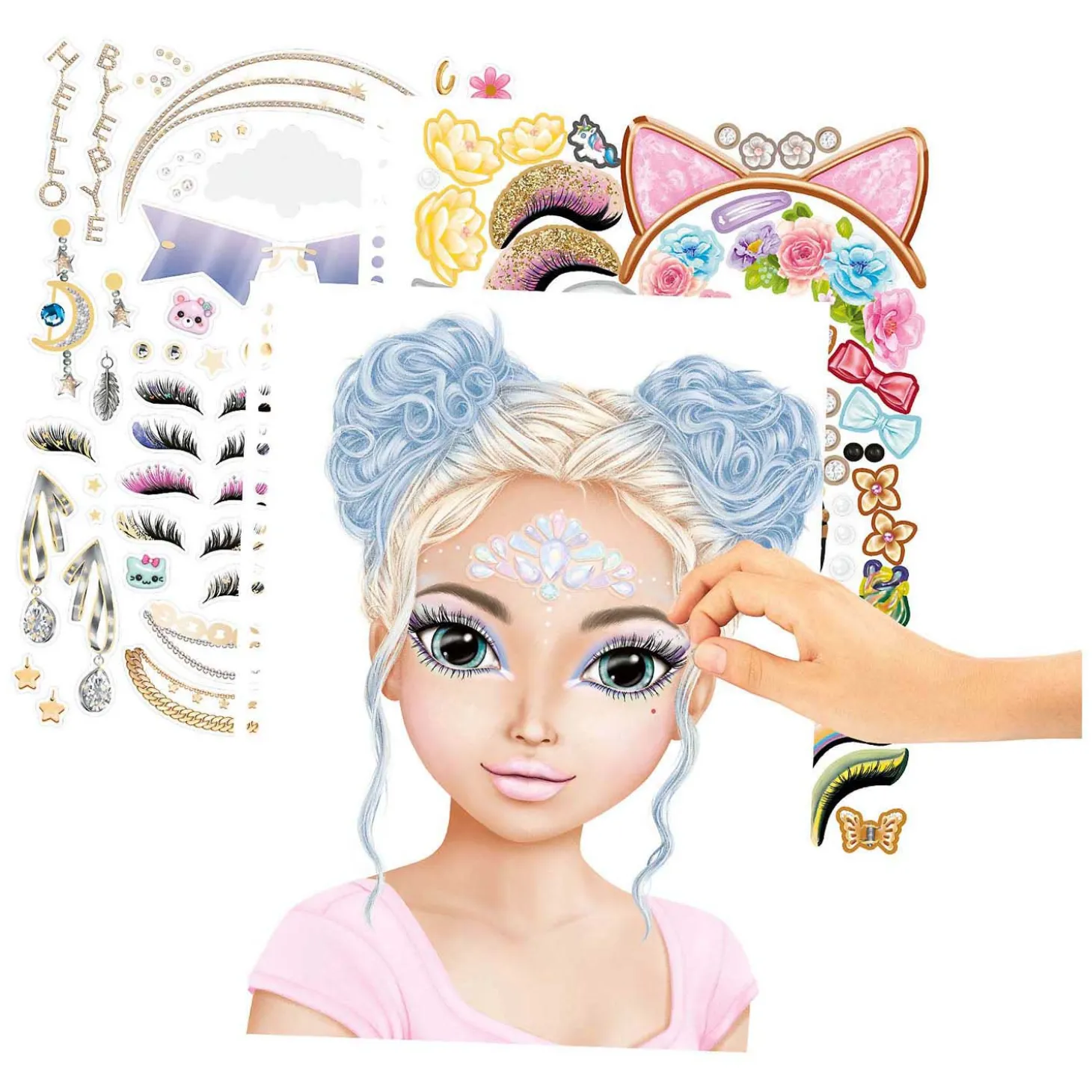 TOPModel Make up Kleurboek