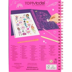 TOPModel Neon Doodle Kleurboek met Neon Stiften