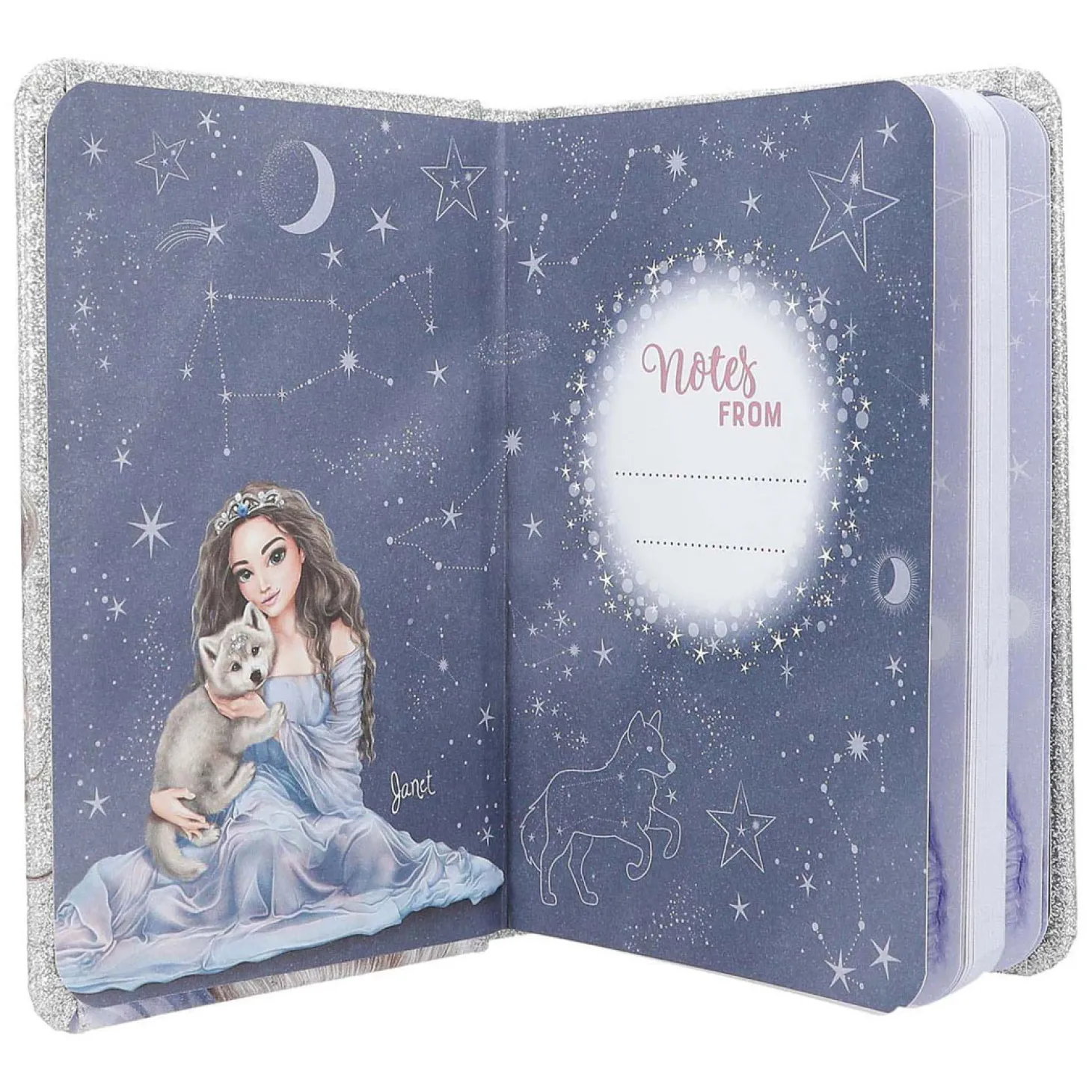 TOPModel Notitieboek & Potlood Wolf