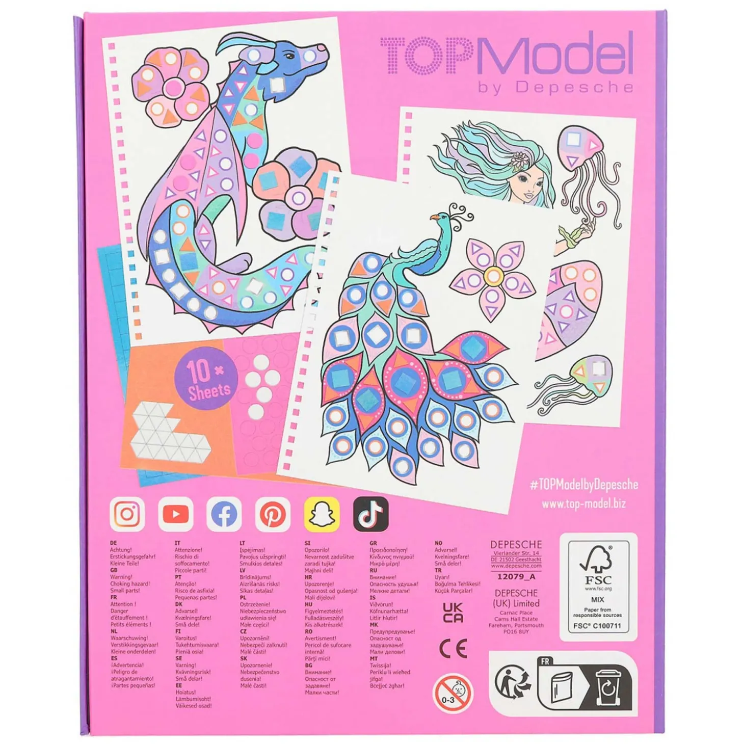 TOPModel Sticker Your Picture Fantasy Stickerboek