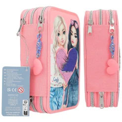 TOPModel 3-Vaks Etui met Wrijfpailetten