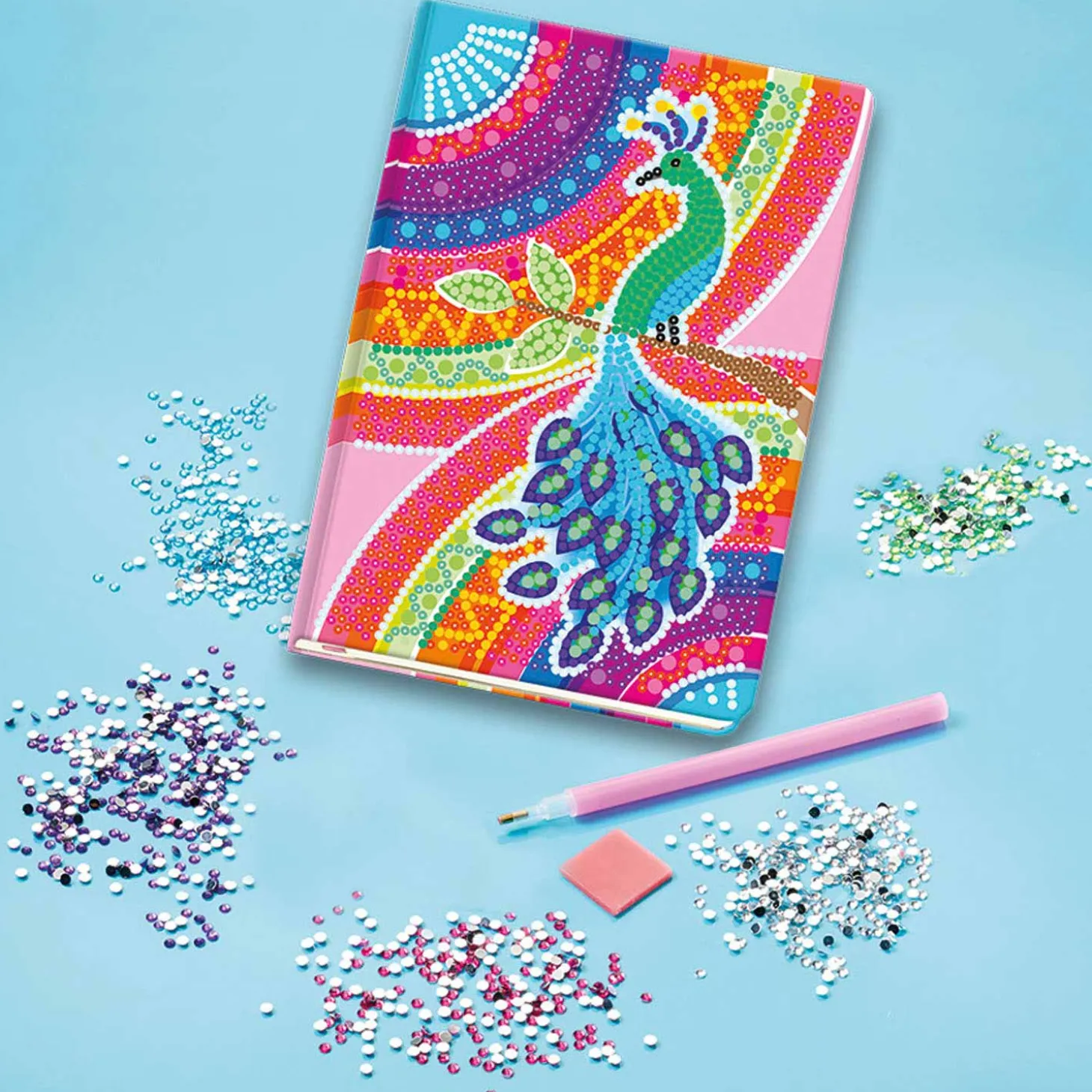 Totum Diamond Painting Dagboek - Pauw