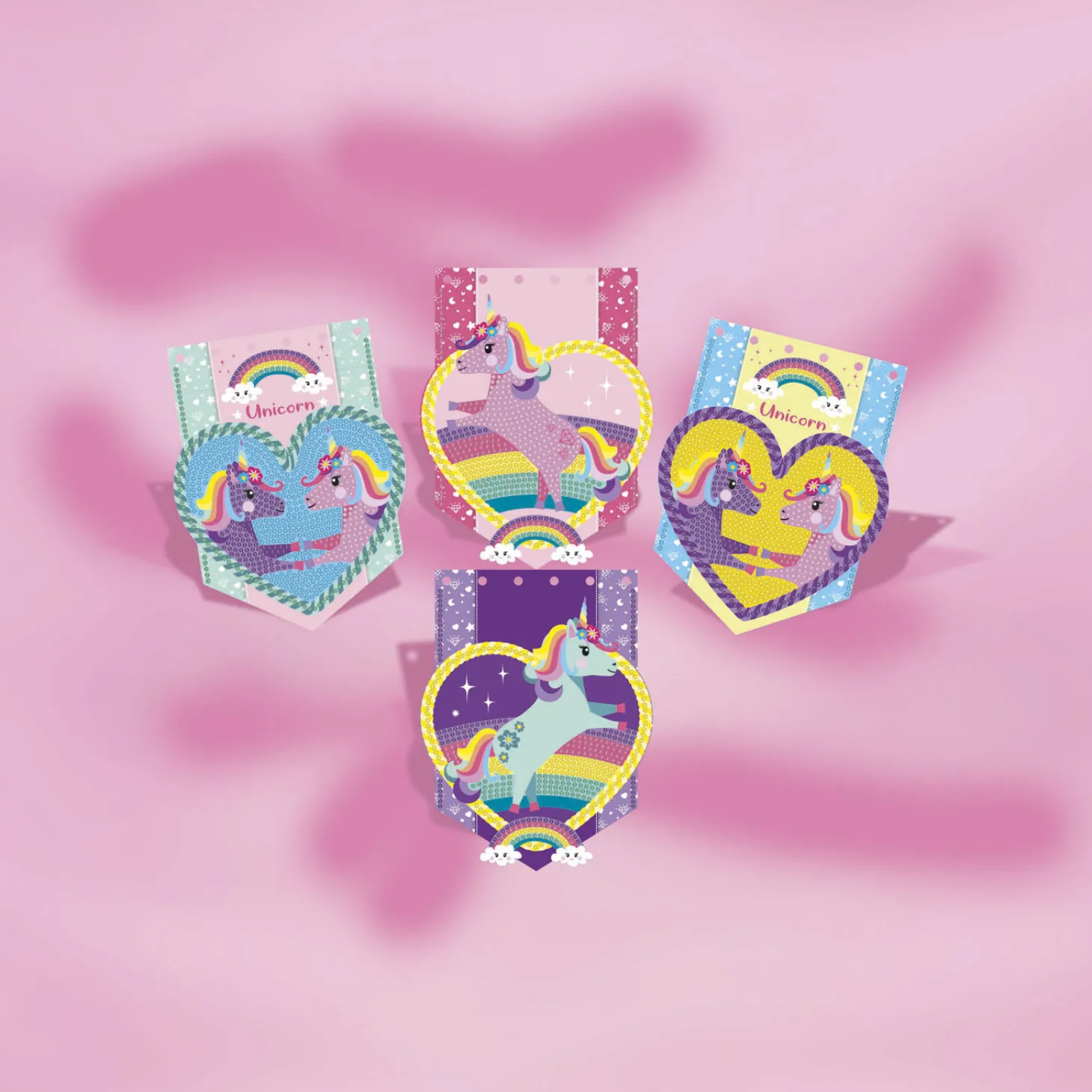 Totum Eenhoorn - Versier je eigen Vlaggenlijn met Diamantjes