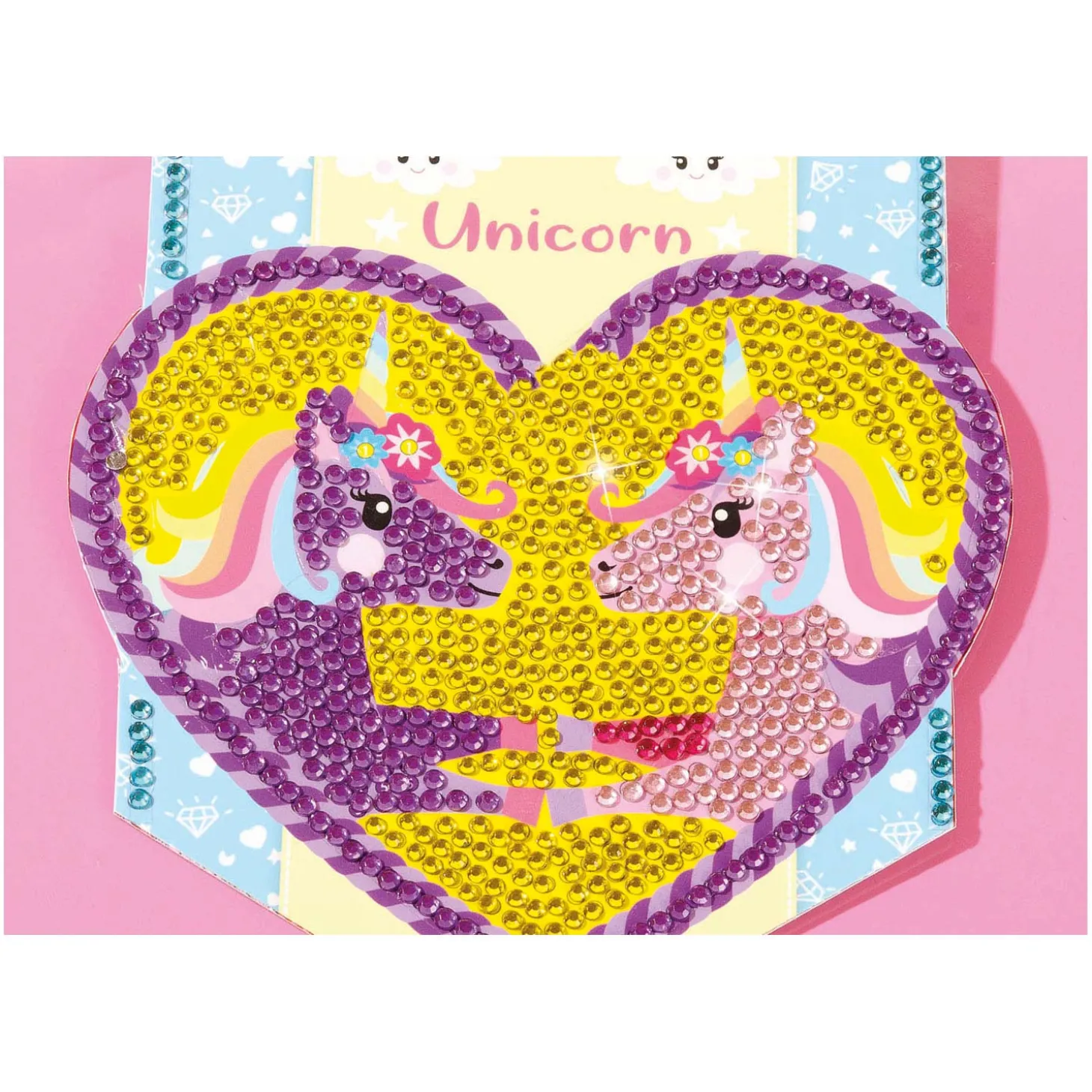 Totum Eenhoorn - Versier je eigen Vlaggenlijn met Diamantjes