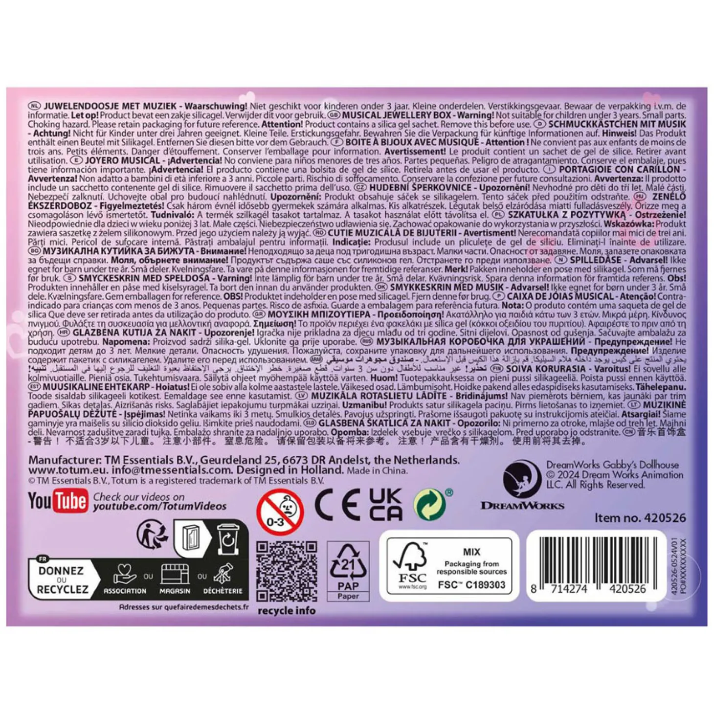 Totum Gabby's Poppenhuis Sieradendoos