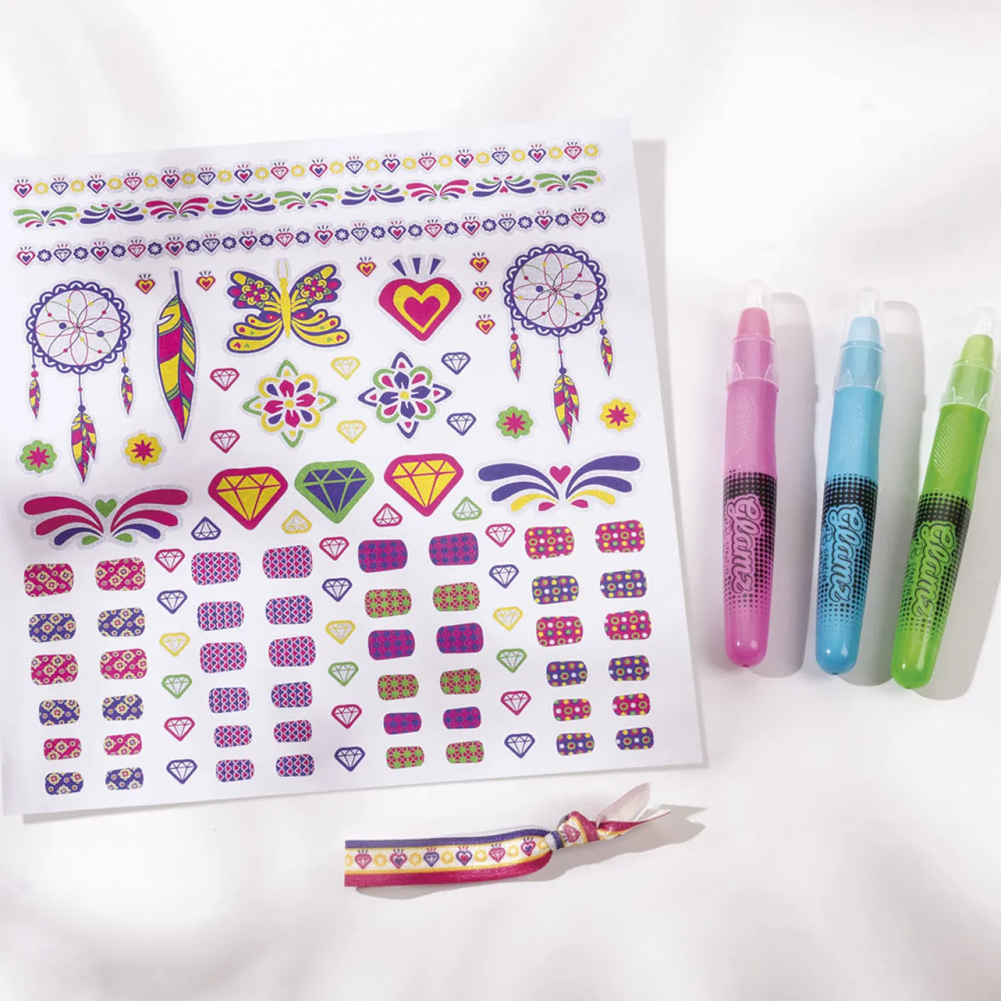 Totum Glamz Glitter Tatoeages en Haarkrijt