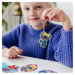 Totum 3in1 Stitch Diamond Painting, Armbanden maken en Gips Gieten Knutselset