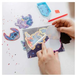 Totum 3in1 Stitch Diamond Painting, Armbanden maken en Gips Gieten Knutselset