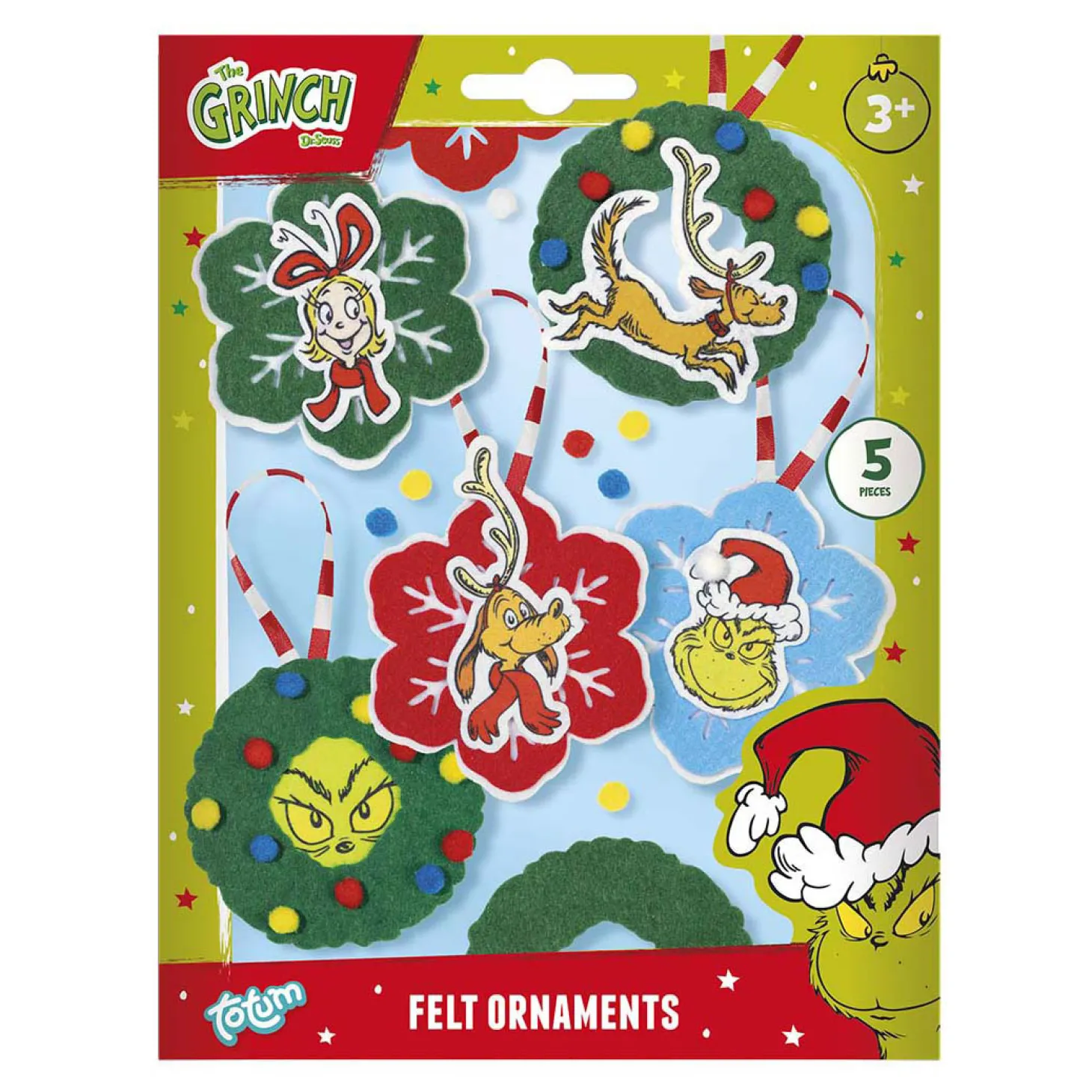 Totum Ornamenten Vilt Grinch