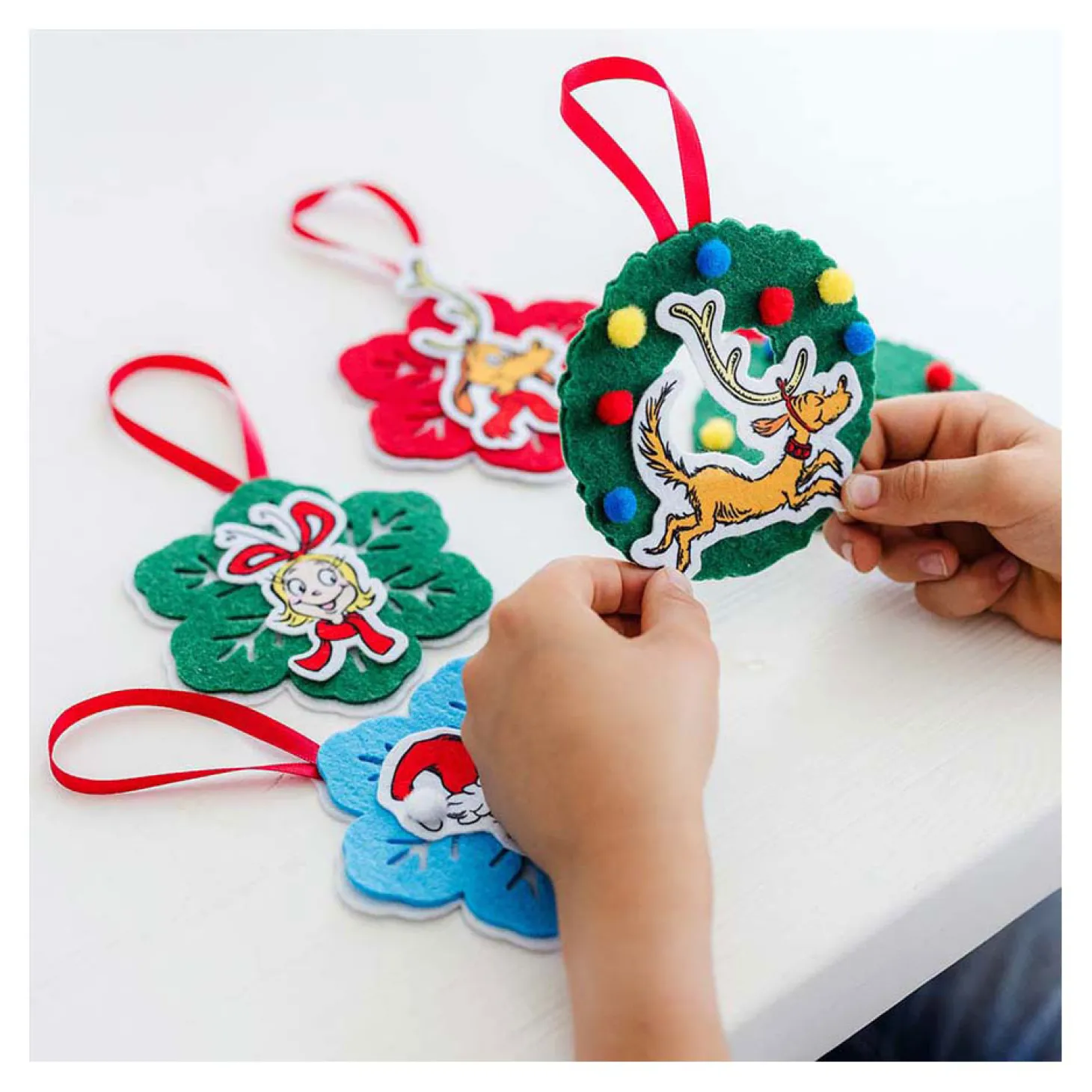 Totum Ornamenten Vilt Grinch