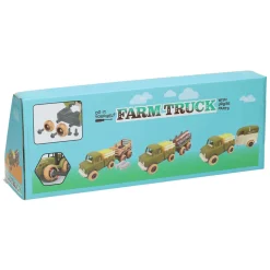 Tractor met Aanhanger Bruine Kar