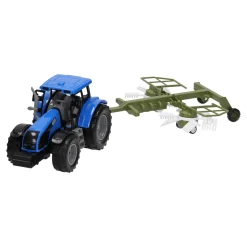 Tractor met Hooischudder 1:32