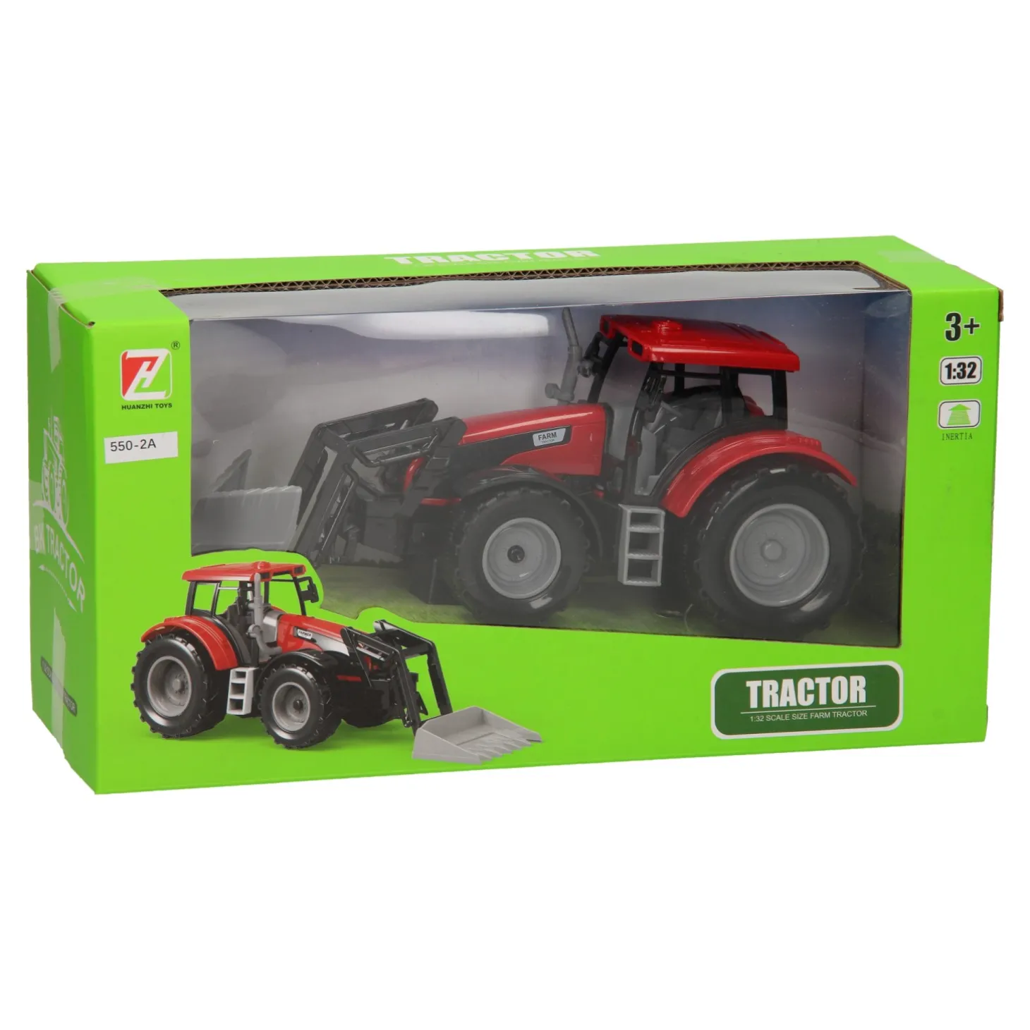 Tractor met Voorlader 1:32