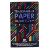 Transparant Papier Gekleurd, 10st.