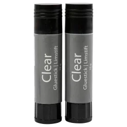 Transparante Lijmstift, 2st.