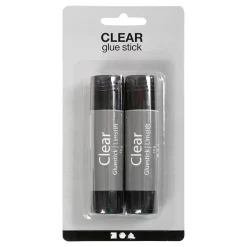 Transparante Lijmstift, 2st.