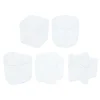 Transparante Opbergdoosjes Vormen, 5st.
