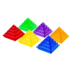 Transparante Piramidevormen - 30dlg