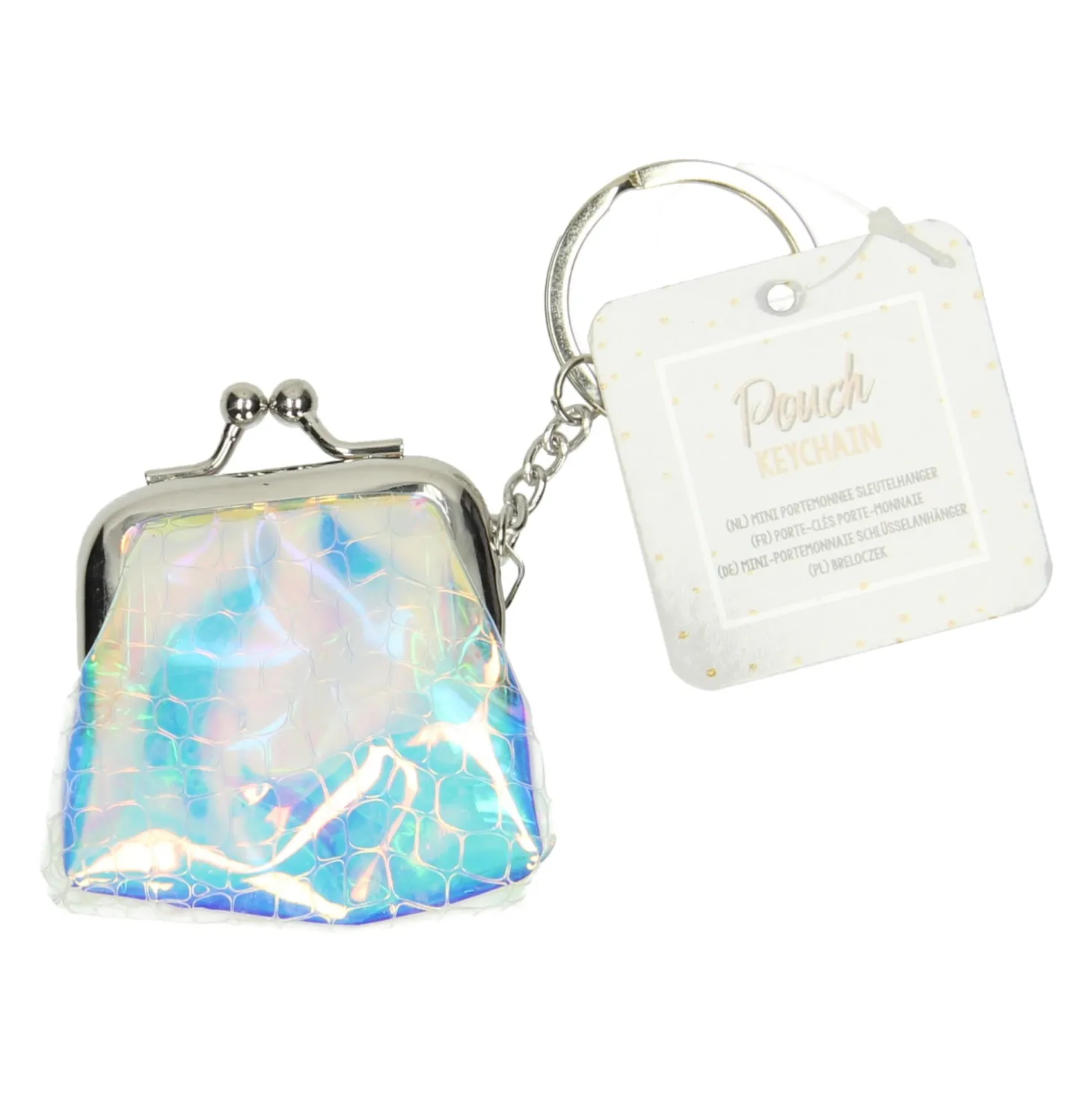 Transparante Sleutelhanger Portemonnee, Set van 12st.