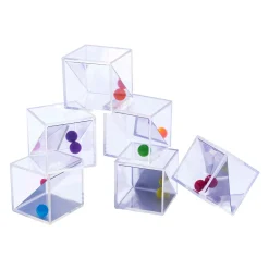 Transparante Spiegelblokken - 5 cm - 18dlg