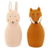 Trixie Badspeelgoed Squeezy Dieren  - Mrs. Rabbit & Mr. Fox