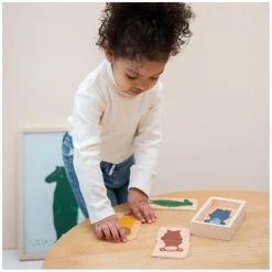 Trixie Houten Combo Puzzel Dieren