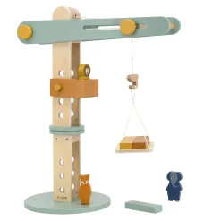 Trixie Houten Constructiekraan met Accessoires