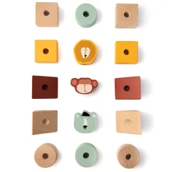 Trixie Houten Dieren Stapelblokken, 15dlg.