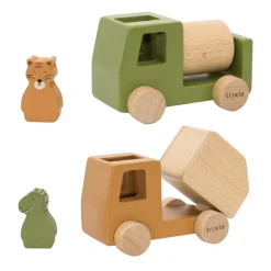 Trixie Houten Dieren Vrachtwagens, 4dlg.