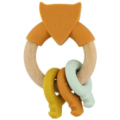 Trixie Houten Siliconen Activiviteitenring  - Mr. Fox