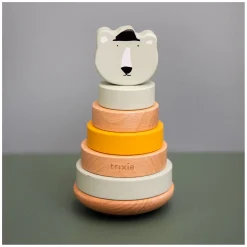 Trixie Houten Stapelspeelgoed - Mr. Polar Bear, 7dlg.