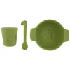 Trixie Siliconen Baby Eetset - Mr. Dino