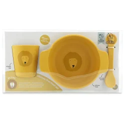 Trixie Siliconen Baby Eetset - Mr. Lion